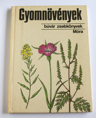 ハンガリー　ミニ図鑑「Gyomnovenyek」　雑草　1987年 を開く