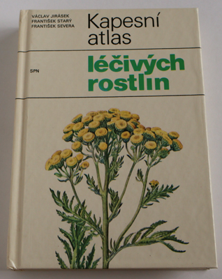 チェコ　植物図鑑 「lecivych rostlim」 薬用植物　1986年を開く